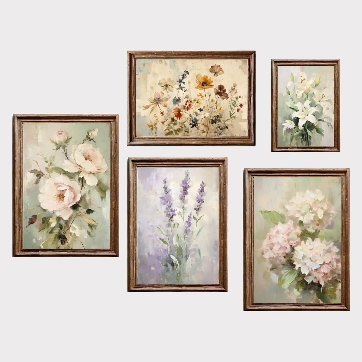 Botanical Art Gallery Wall